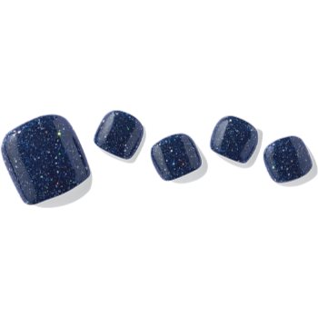 ohora Semi Cured Gel Pedicure Strips P Starry Night folii autocolante pentru unghii pentru picioare